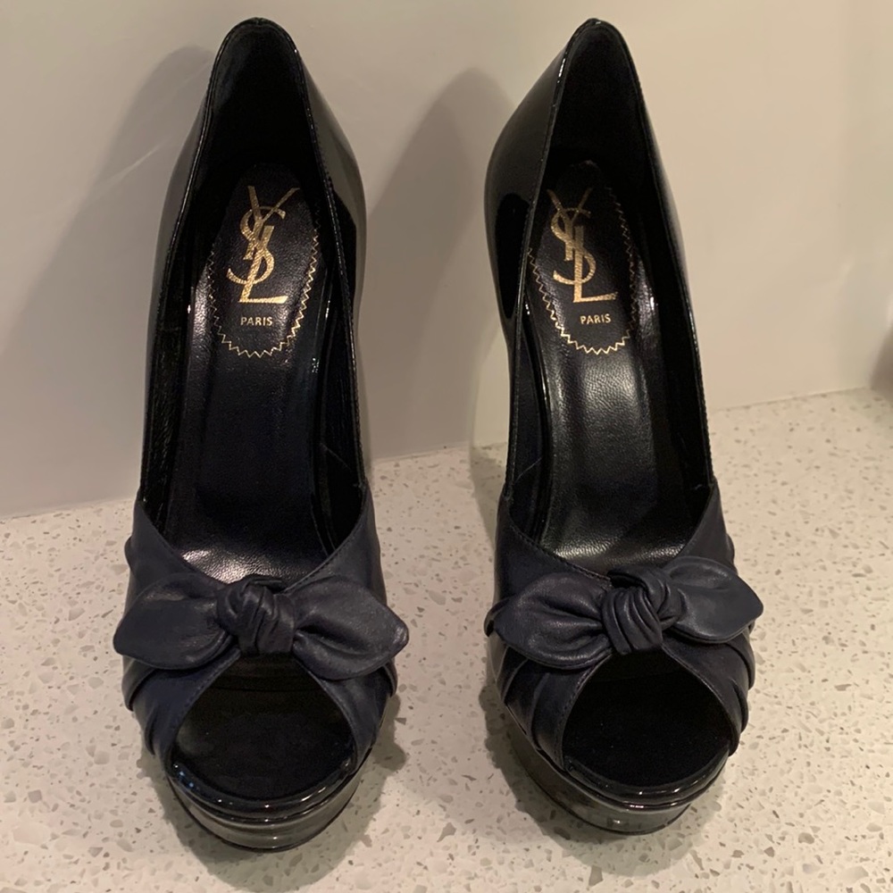 YSL Navy Pumps Size 37